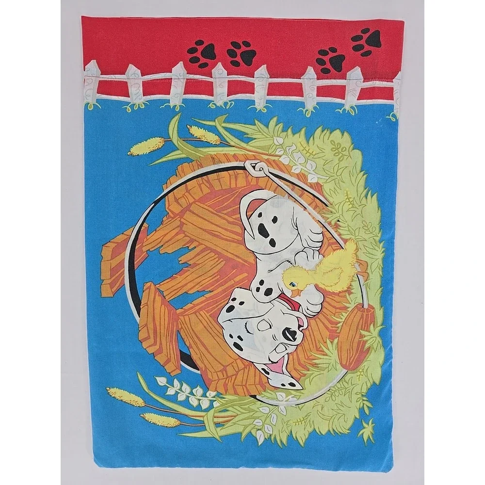 Vintage‎ Disney 101 Dalmatians Pillowcase USA Made Poly Cotton - Very Cool!